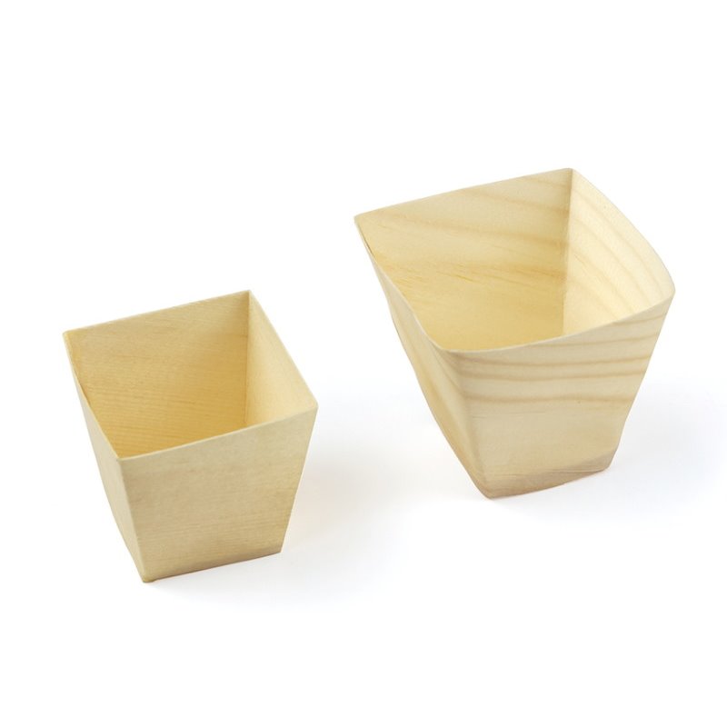 Conical 60ml Wooden FSC Containers - Sustainable Storage Solutions ...