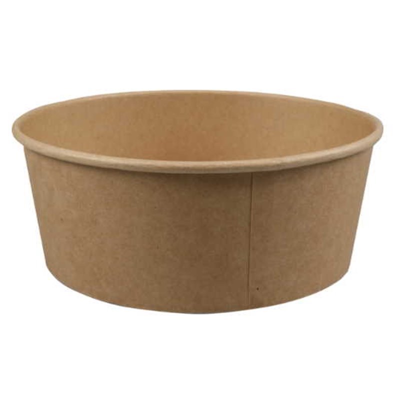 Brown Kraft Salad Bowl 1300ml 40oz Ideal for Restaurants and Catering