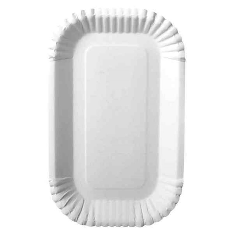 Looking for Cardboard Plates "Pure" 15 x 23 x 2cm White On Sale