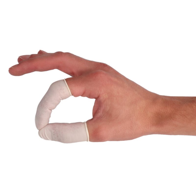 Latex Powder Free Finger Condoms Size S